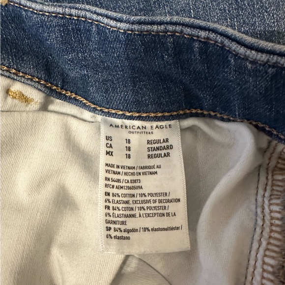 American Eagle Hi-Rise Jegging size 18 - Picture 3 of 4